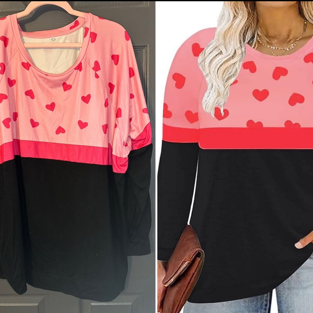 Size 3x heart shirt
